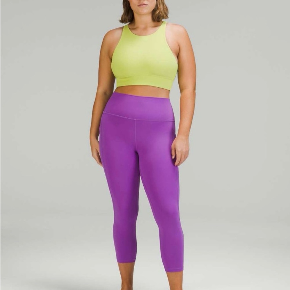 Lululemon Women's Align High-Rise Crop with Pockets 23" Moonlit Magenta Size 2